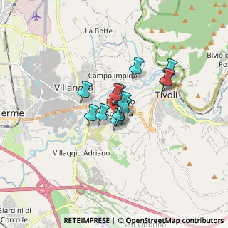 Mappa Via Calabria, 00010 Tivoli RM, Italia (1.04286)