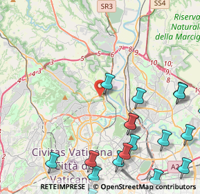 Mappa Via Guidonia Montecelio, 00191 Roma RM, Italia (6.32944)