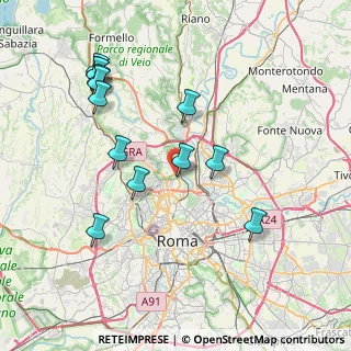 Mappa Via Guidonia Montecelio, 00191 Roma RM, Italia (8.76692)
