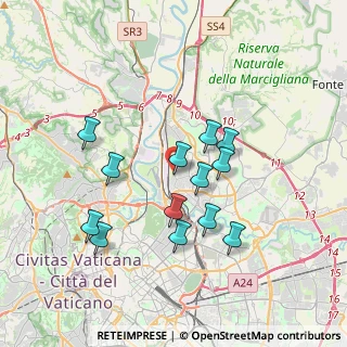 Mappa Piazza Vinci, 00139 Roma RM, Italia (3.46692)