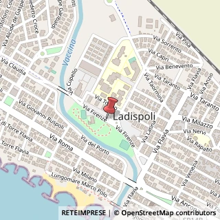 Mappa Via firenze 10, 00055 Ladispoli, Roma (Lazio)