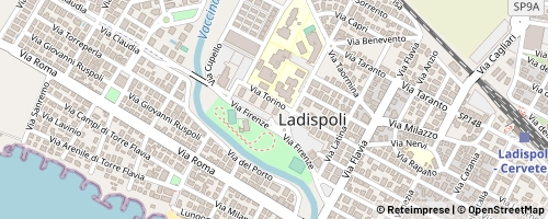 Mappa Ladispoli