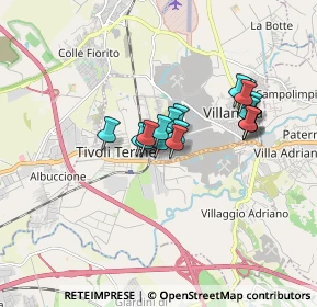 Mappa Corso Italia, 00011 Guidonia Montecelio RM, Italia (1.28222)