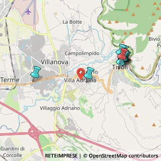 Mappa 00010 Tivoli RM, Italia (2.28182)