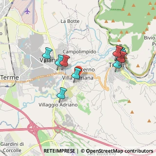 Mappa 00010 Tivoli RM, Italia (1.91182)