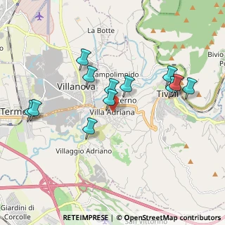 Mappa 00010 Tivoli RM, Italia (1.9675)