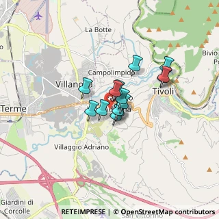 Mappa 00010 Tivoli RM, Italia (1.08571)