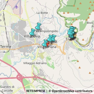 Mappa 00010 Tivoli RM, Italia (1.88857)