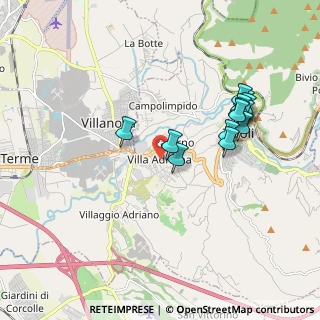 Mappa 00010 Tivoli RM, Italia (1.88615)