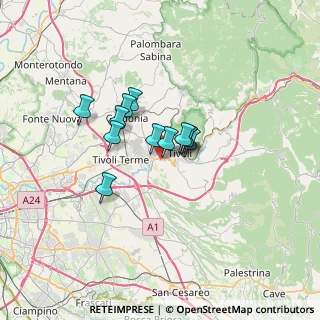 Mappa 00010 Tivoli RM, Italia (4.49083)