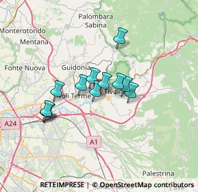 Mappa 00010 Tivoli RM, Italia (5.435)