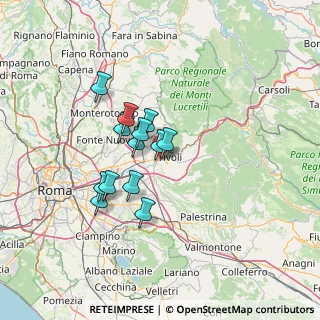 Mappa 00010 Tivoli RM, Italia (10.78231)