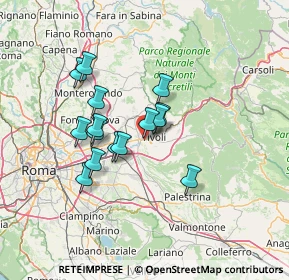 Mappa 00010 Tivoli RM, Italia (11.546)