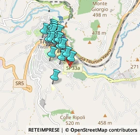 Mappa 00119 Tivoli RM, Italia (0.762)