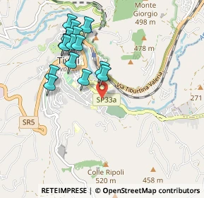 Mappa Via Empolitana, 00119 Tivoli RM, Italia (0.99667)