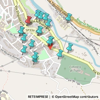 Mappa Via Empolitana, 00119 Tivoli RM, Italia (0.2675)
