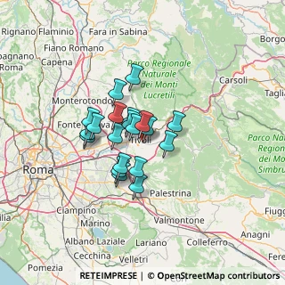 Mappa Largo G. Saragat, 00020 Tivoli RM, Italia (9.544)