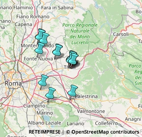 Mappa Via Empolitana, 00119 Tivoli RM, Italia (9.1375)