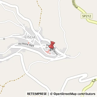 Mappa Via Municipale, 15, 66050 Liscia CH, Italia, 66050 Liscia, Chieti (Abruzzo)