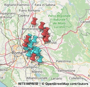 Mappa Via Bari, 00012 Guidonia Montecelio RM, Italia (11.6055)