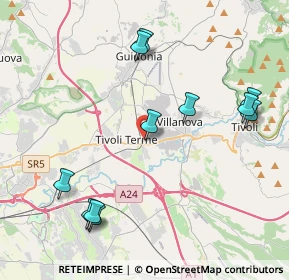 Mappa Via Bari, 00012 Guidonia Montecelio RM, Italia (4.82091)