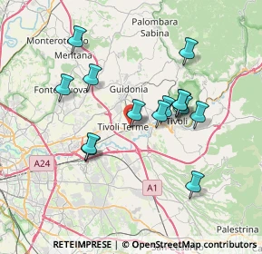 Mappa Via Bari, 00012 Guidonia Montecelio RM, Italia (6.92429)