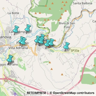 Mappa Via Rivellese, 00019 Tivoli RM, Italia (1.91308)