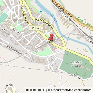 Mappa Via Silvio Pellico, 8, 00019 Tivoli, Roma (Lazio)