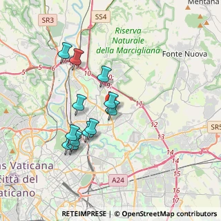 Mappa Via Riccardo Bacchelli, 00137 Roma RM, Italia (3.5125)
