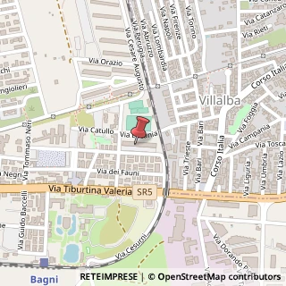 Mappa Via Don Giovanni Minzoni, 9/A, 00011 Tivoli, Roma (Lazio)