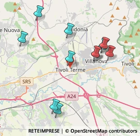 Mappa Via Dante Alighieri, 00011 Tivoli RM, Italia (4.30091)