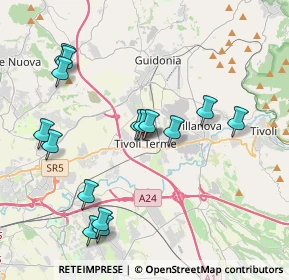 Mappa Via Dante Alighieri, 00011 Tivoli RM, Italia (4.35)