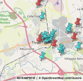 Mappa Via Dante Alighieri, 00011 Tivoli RM, Italia (1.8625)