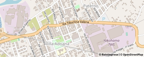 Mappa Tivoli