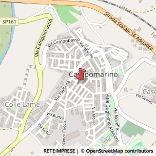 Mappa Via G. Di Vittorio, 24, 86042 Campomarino, Campobasso (Molise)