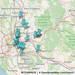 Mappa Via Tiburto, 00019 Tivoli RM, Italia (17.4405)