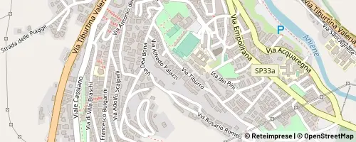 Mappa Tivoli