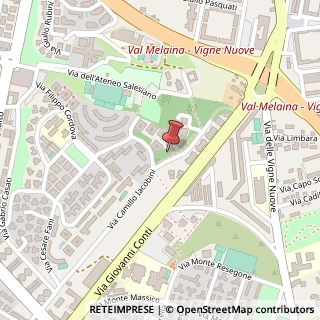 Mappa Via Camillo Iacobini, 185, 00139 Roma, Roma (Lazio)
