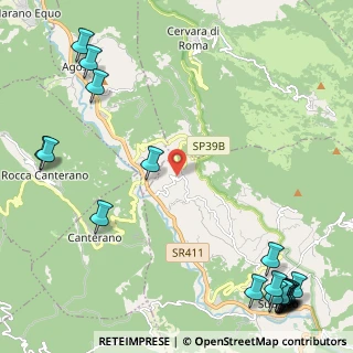 Mappa Contrada Valle Chiappante, 00028 Subiaco RM, Italia (3.8045)