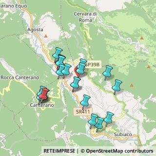 Mappa Contrada Valle Chiappante, 00028 Subiaco RM, Italia (1.7825)