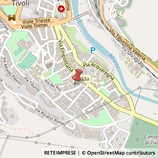 Mappa Via dei Pini, 1, 00019 Tivoli, Roma (Lazio)