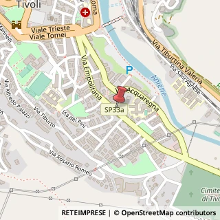 Mappa Via Empolitana, 141, 00019 Tivoli, Roma (Lazio)