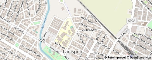 Mappa Ladispoli