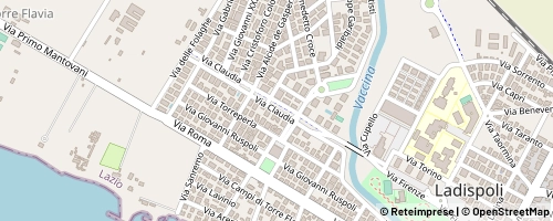 Mappa Ladispoli