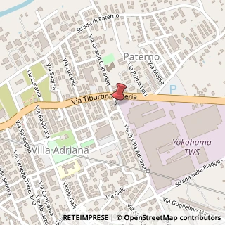 Mappa Via di Villa Adriana, 16, 00010 Tivoli, Roma (Lazio)