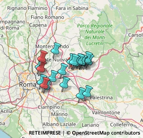 Mappa Via Ugo la Malfa, 00011 Tivoli RM, Italia (9.819)