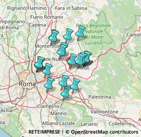 Mappa Via Ugo la Malfa, 00011 Tivoli RM, Italia (10.369)