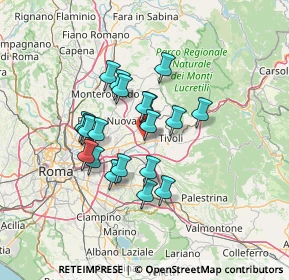 Mappa Via Ugo la Malfa, 00011 Tivoli RM, Italia (11.4755)