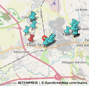 Mappa Via Ugo la Malfa, 00011 Tivoli RM, Italia (1.824)