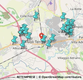 Mappa Via Ugo la Malfa, 00011 Tivoli RM, Italia (2.1135)